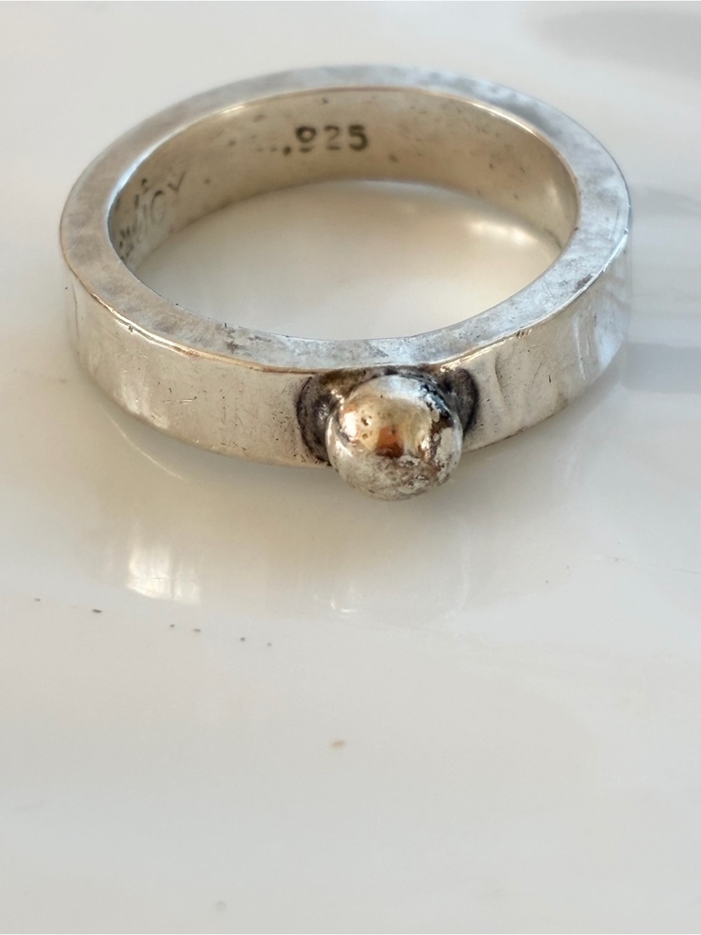Sterling Silver Ball Ring
size 5 - Picture 4 of 8